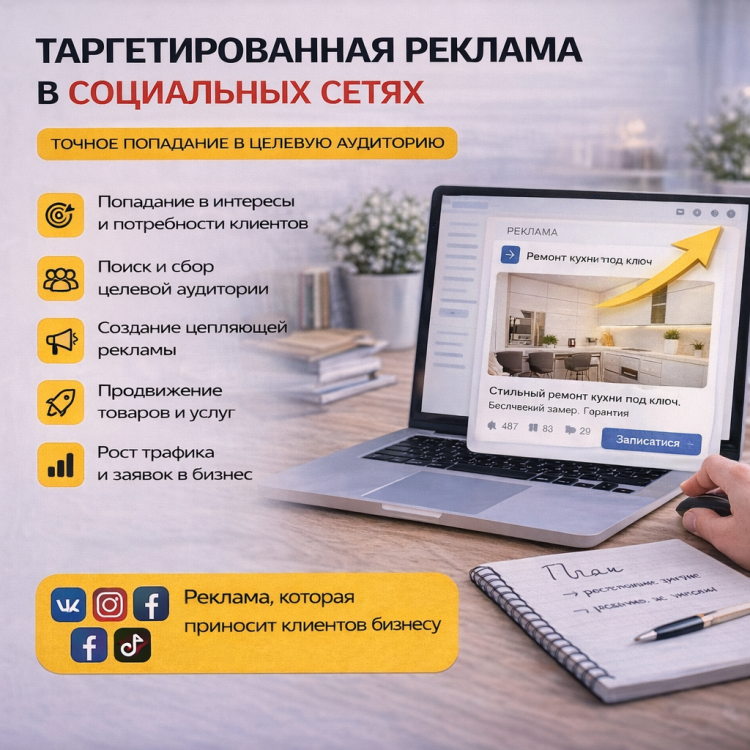 Таргетированная реклама в социальных сетях